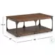 Montgomery Bourbon and Aged Iron Rectangular Occasional Table Set