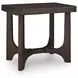 Korestone Dark Brown Rectangular Occassional Table Set