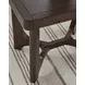 Korestone Dark Brown Rectangular End Table