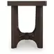 Korestone Dark Brown Rectangular Occassional Table Set