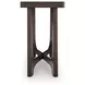 Korestone Dark Brown Rectangular Sofa Table