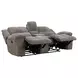Branton Cabot Stone Manual Reclining Living Room Set with USB Charging