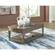 Burkbyer Brown Rectangular Occasional Table Set