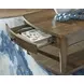 Burkbyer Brown Rectangular Cocktail Table