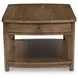 Burkbyer Brown Rectangular Occasional Table Set