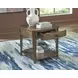 Burkbyer Brown Rectangular End Table