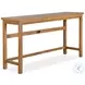 Lindon Belgian Wheat Console Table Set