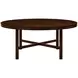 Hartford Brown 72" Round Dining Table