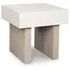 Jorlaina Light Grayish Brown Square Coffee Table