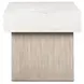 Jorlaina Light Grayish Brown Square Coffee Table