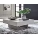 Jorlaina Light Grayish Brown Square Coffee Table