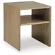 Ella Grove Rich Brown Rectangular End Table