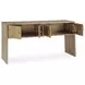 Ella Grove Rich Brown Rectangular Console Table