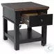 Wildenauer Brown And Black Lift Top Occasional Table Set