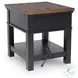 Wildenauer Brown And Black End Table