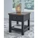 Wildenauer Brown And Black End Table