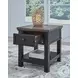 Wildenauer Brown And Black End Table
