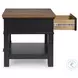 Wildenauer Brown And Black End Table