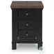 Wildenauer Brown And Black Lift Top Occasional Table Set