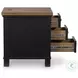 Wildenauer Brown And Black Chairside End Table