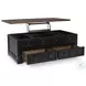 Wildenauer Brown And Black Lift Top Occasional Table Set
