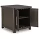 Breckington Dark Brown Rectangular End Table