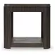 Carlibrie Warm Brown Rectangular Lift Top Occasional Table Set