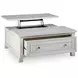 Robbinsdale Antique White Square Lift Top Cocktail Table