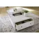 Robbinsdale Antique White Square Lift Top Cocktail Table