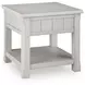 Robbinsdale Antique White Square End Table