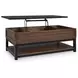 Kallari Warm Brown and Black Occasional Table Set