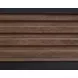 Kallari Warm Brown and Black Rectangular Chairside End Table