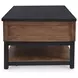 Kallari Warm Brown and Black Occasional Table Set
