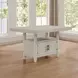 Garland Sand 80" Extendable Rectangular Counter Height Table with Storage