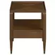 Eave Brown Rectangular End Table with 1 Drawer