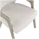 Gwendolyn Cerused Taupe Upholstered Arm Chair Set of 2