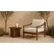 Denby Brown Outdoor Square Side Table