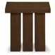 Denby Brown Outdoor Rectangular Occasional Table Set