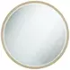 Balboa Coastal Gray Round Wall Mirror
