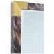 Arakan Calico and Gold Rectangular Wall Mirror