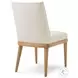 Essence Blonde And Marshmallow Performance Fabric Dining Side Chair Set of 2