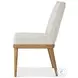 Essence Blonde And Marshmallow Performance Fabric Dining Side Chair Set of 2