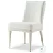 Essence Opal And Marshmallow Performance Fabric Dining Side Chair Set of 2