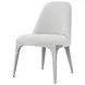 Spencer ST James Gray and Argento Upholstered Side Chair Set of 2