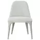 Spencer ST James Gray and Argento Upholstered Side Chair Set of 2