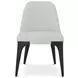 Spencer ST James Gray and Onyx Upholstered Side Chair Set of 2