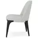 Spencer ST James Gray and Onyx Upholstered Side Chair Set of 2