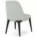Spencer ST James Gray and Onyx Upholstered Side Chair Set of 2