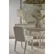 Coastal White and Sandbar Upholstered Delray Dining Side Chair Set of 2