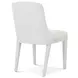 Coastal White and Sandbar Upholstered Delray Dining Side Chair Set of 2
